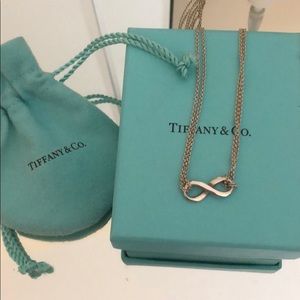 Infinity 16” sterling silver necklace